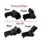 AR15 M4  Front and Rear Flip Up 45 Degree Iron Sight